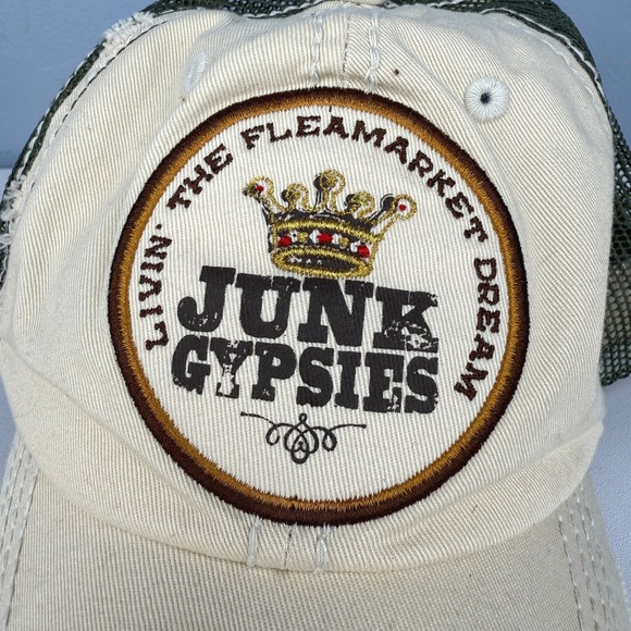 Junk Gypsy Trucker Hat Distressed Mesh Cap Flea Market Dream Adjustable HGTV - Picture 8 of 8